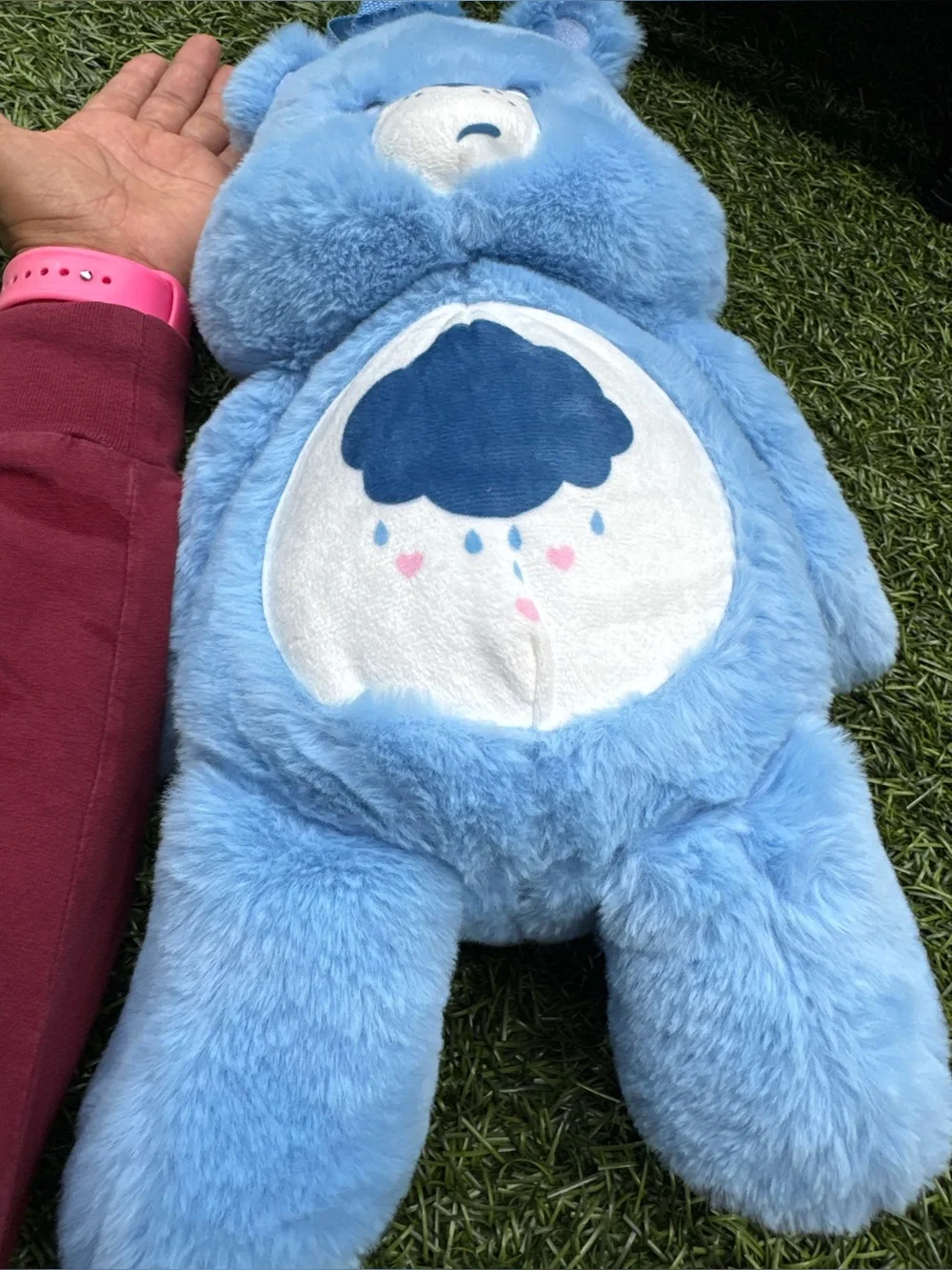 🩵Care Bears Grumpy Bear Plush Backpack 18